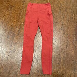Fabletics Women’s XS Red Leggings Motion 365 Pockets